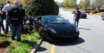 Lamborghini Gallardo - wypadek