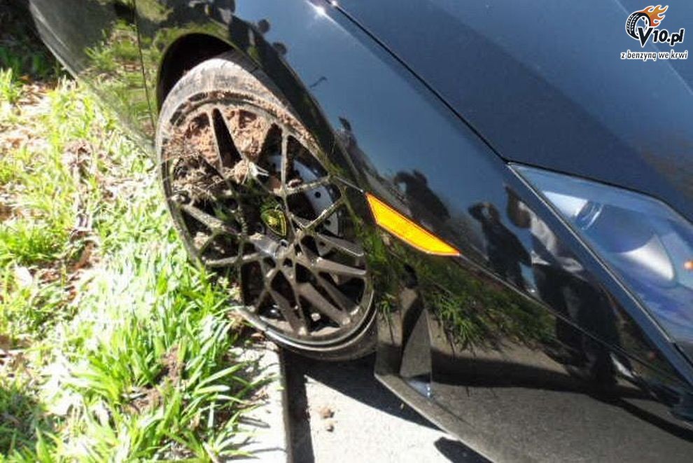 Lamborghini Gallardo - wypadek