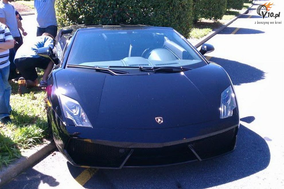 Lamborghini Gallardo - wypadek