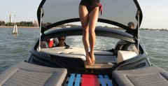 Lancia Powerboat i topmodelka Catrinel