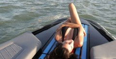 Lancia Powerboat i topmodelka Catrinel