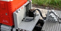 Kenworth W900 Longnose Flatber Trailer z klockw Lego