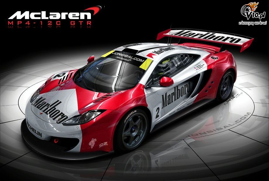Nowy McLaren MP4-12C GTR - wizualizacja
