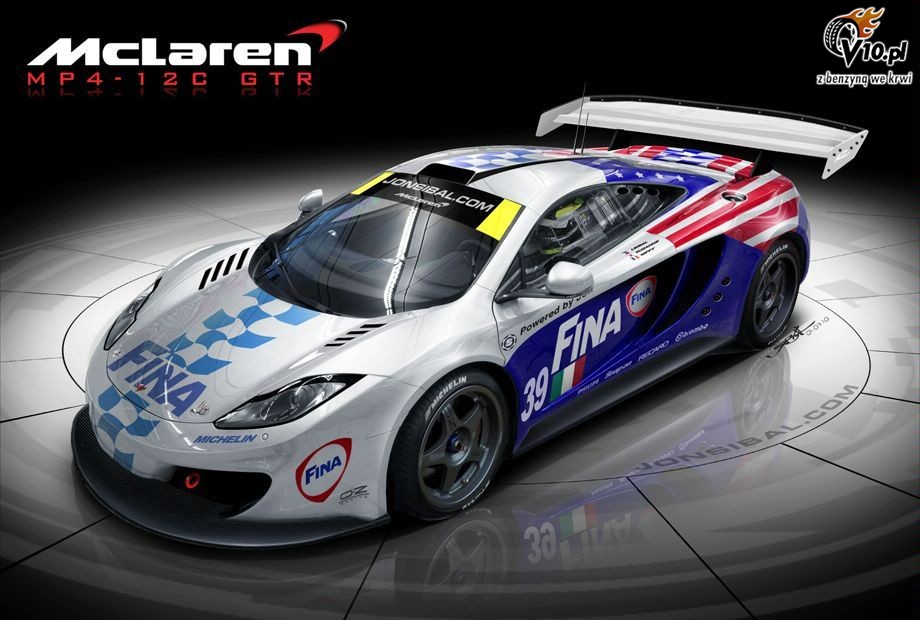 Nowy McLaren MP4-12C GTR - wizualizacja