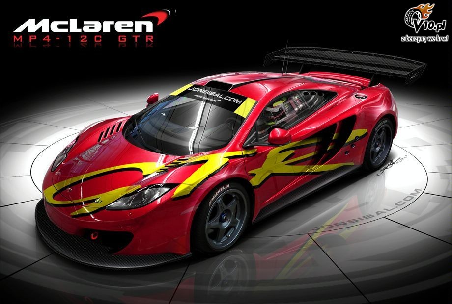 Nowy McLaren MP4-12C GTR - wizualizacja