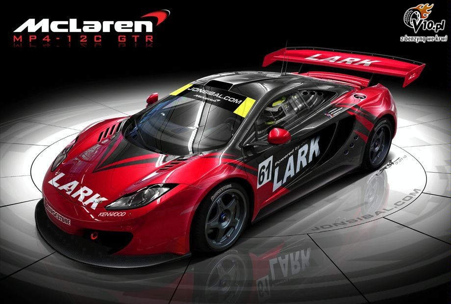 Nowy McLaren MP4-12C GTR - wizualizacja