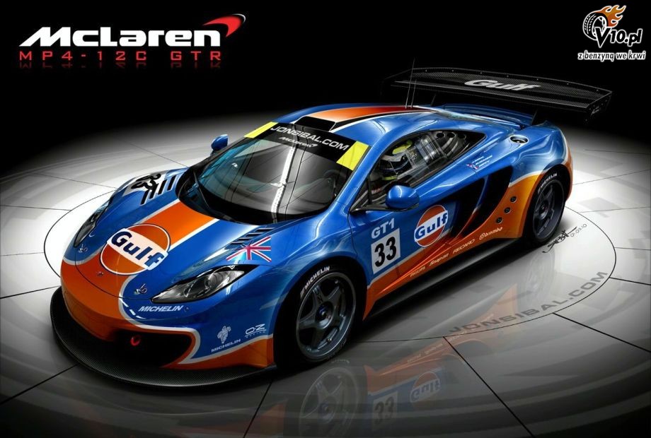 Nowy McLaren MP4-12C GTR - wizualizacja