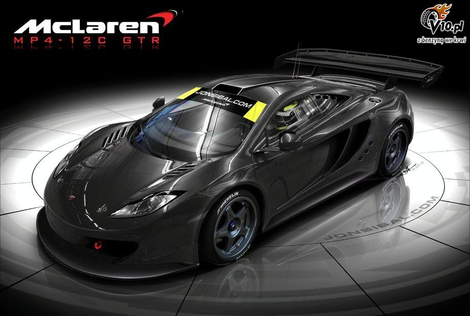 Nowy McLaren MP4-12C GTR - wizualizacja