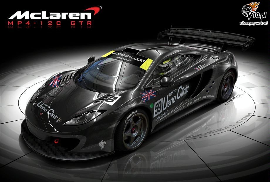 Nowy McLaren MP4-12C GTR - wizualizacja