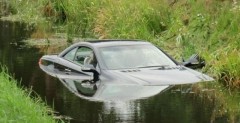 Mercedes SL500 - nietypowy wypadek