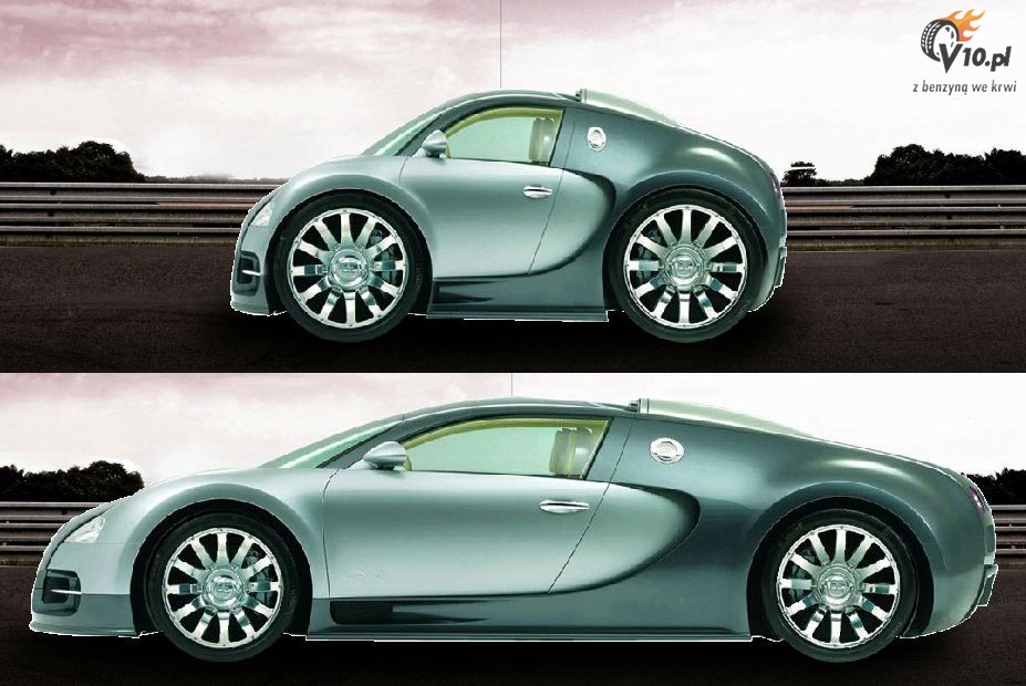 Bugatti Veyron i jego miejski odpowiednik