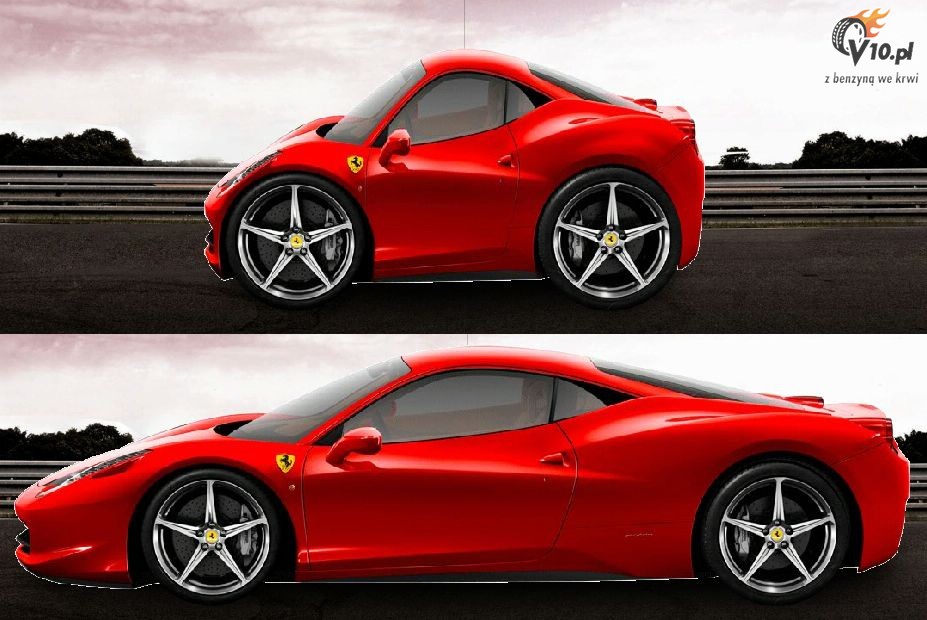 Ferrari 458 Italia i jego miejski odpowiednik