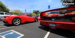Modele Ferrari na miejscach dla niepenosprawnych