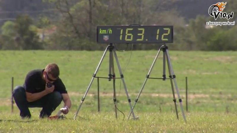 Rekordowa prdko - 163 km/h