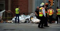 Niesamowity wypadek i kierowca-szczciarz