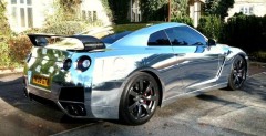 Nissan GT-R - byszczcy chrom