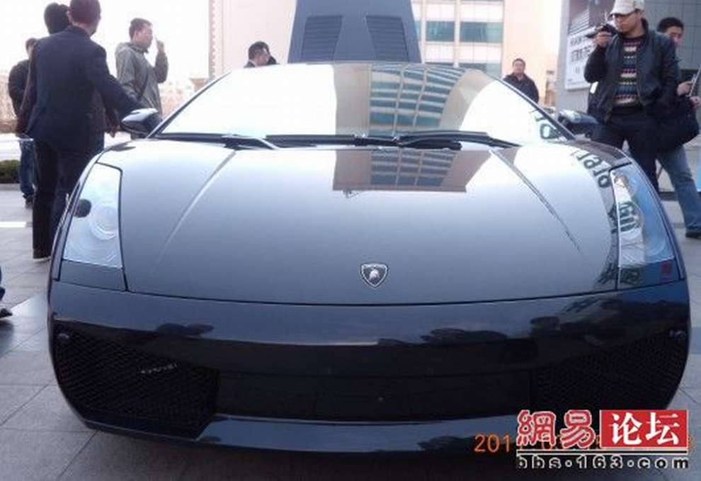 Lamborghini Gallardo - przed zniszczeniem