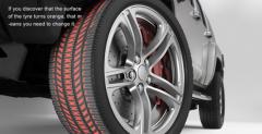 Discolor Tire
