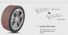 Discolor Tire