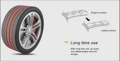 Discolor Tire
