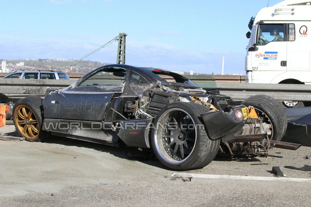 Nowe Pagani C9 - wypadek prototypu