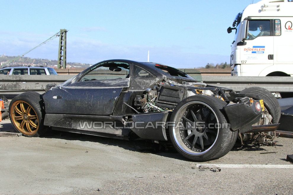 Nowe Pagani C9 - wypadek prototypu