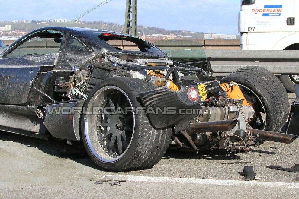 Nowe Pagani C9 - wypadek prototypu