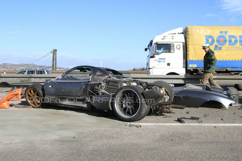 Nowe Pagani C9 - wypadek prototypu