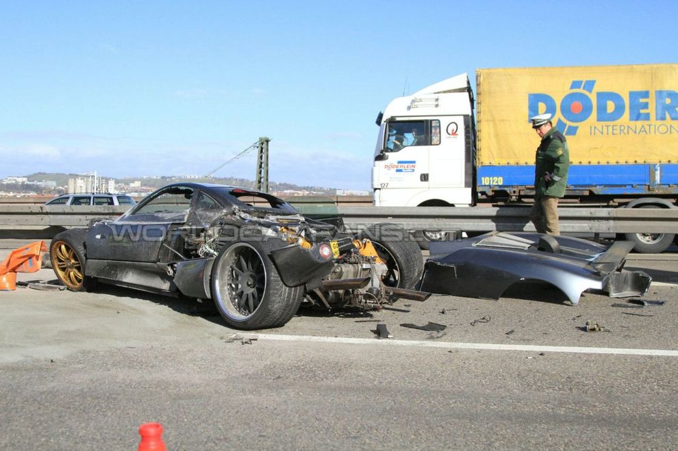 Nowe Pagani C9 - wypadek prototypu