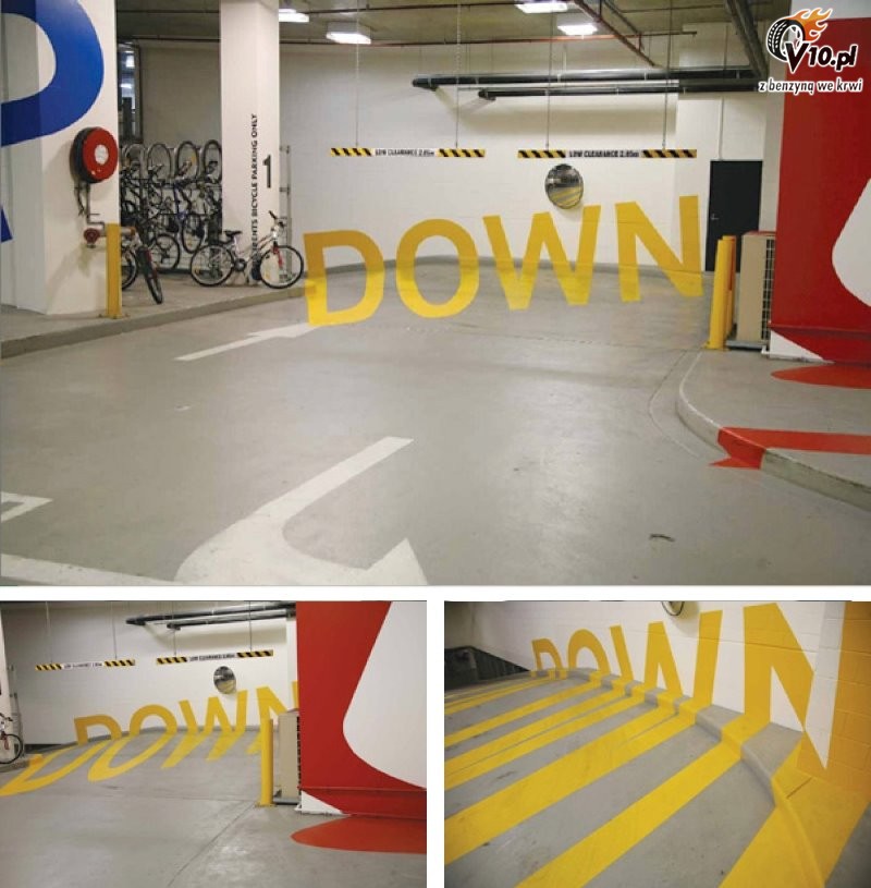 Podziemny parking w Melbourne