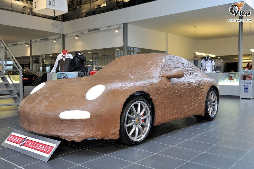 Porsche 911 Carrera S z czekolady