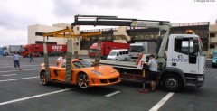 Porsche Carrera GT Gemballa - wypadek