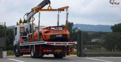 Porsche Carrera GT Gemballa - wypadek