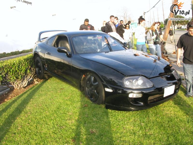 Toyota Supra IV - wypadek
