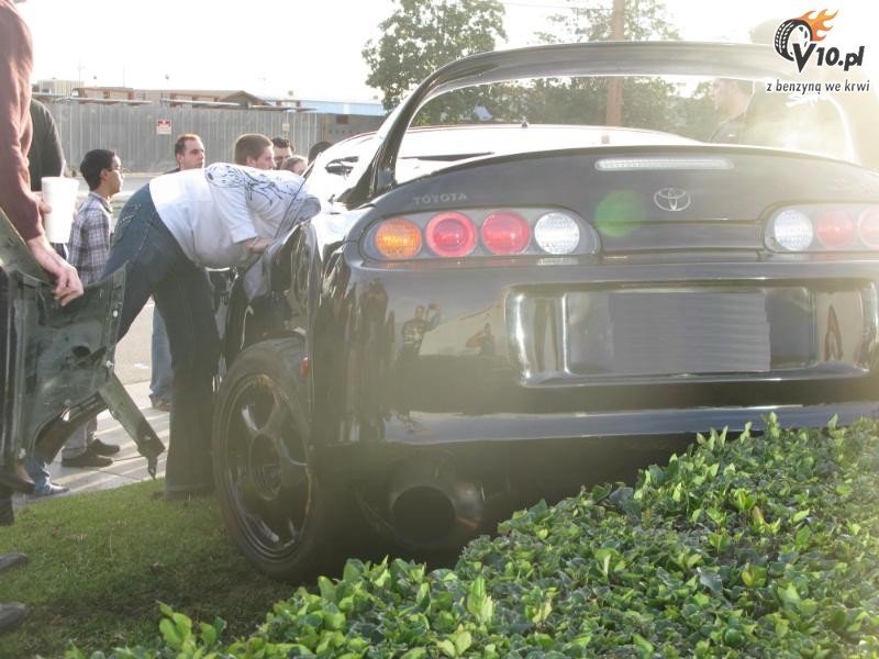 Toyota Supra IV - wypadek