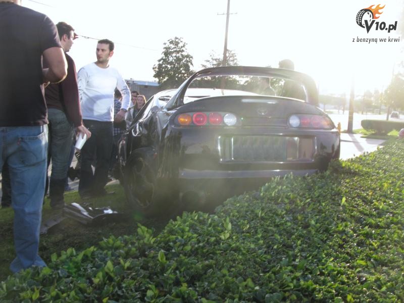 Toyota Supra IV - wypadek