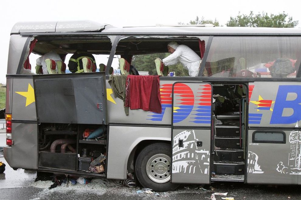 Tragiczny wypadek polskiego autobusu