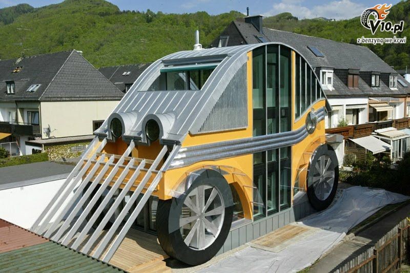 Dom inspirowany Volkswagenem Beetle