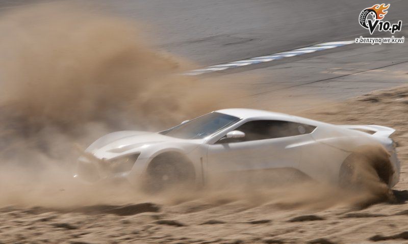 Zenvo ST1 - wypadek na torze