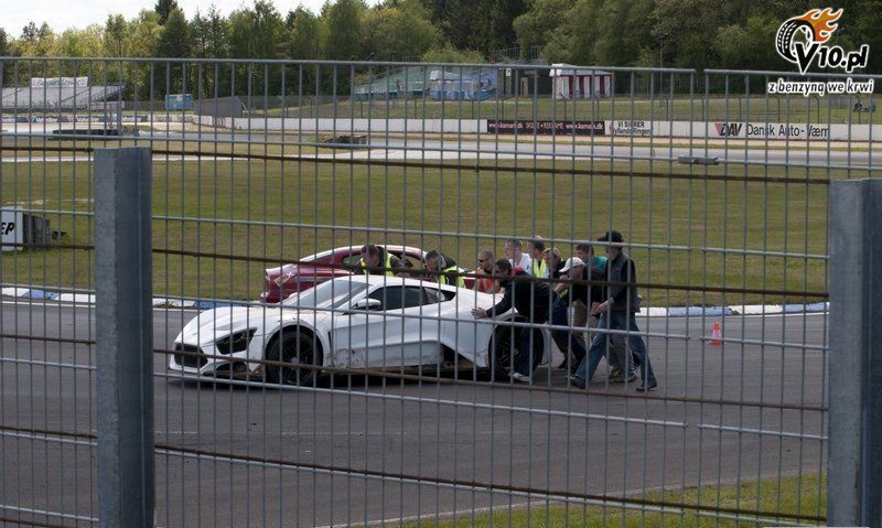 Zenvo ST1 - wypadek na torze