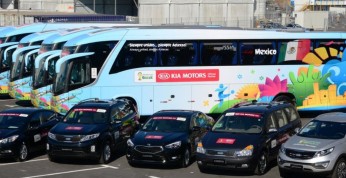 Kia oficjalnie przekazała flotę pojazdów na tegoroczny Mundial