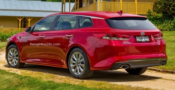 Kia Optima SW na wizualizacji