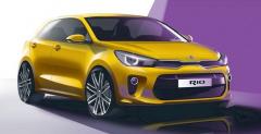 Nowa Kia Rio - szkic