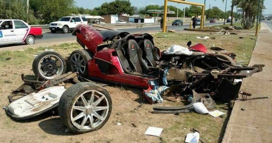 Koenigsegg CCX wypadek