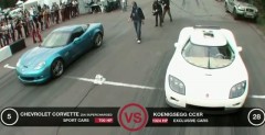 Chevrolet Corvette VS Koenigsegg CCXR