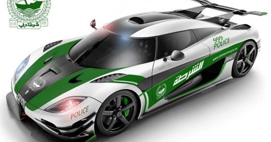 Koenigsegg One:1 Dubai Police - wizualizacja
