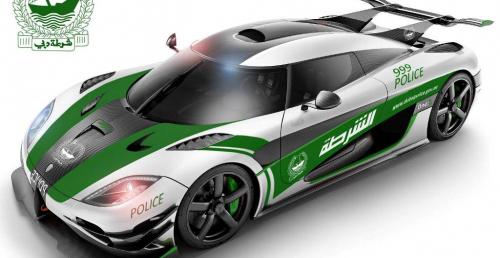 Koenigsegg One:1 Dubai Police - wizualizacja