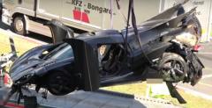 Koenigsegg One:1 crash