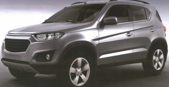 Nowy Chevrolet Niva na rysunkach patentowych