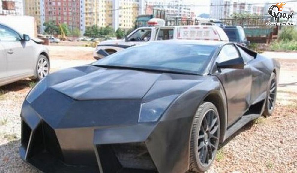 Replika Lamborghini Aventador skonfiskowana